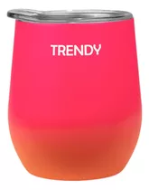 Mate Acero Inoxidable Térmico Con Tapa Trendy 280 Ml Tereré Color Fucsia 16265 Degradé