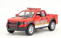 Camioneta De Colección Ford F-150 Rescate Bomberos Esc 1:32