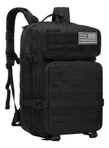 Mochila Tactica 50l Militares Multiusos Camping Notebook Color Negro Diseño De La Tela Nylon Militar