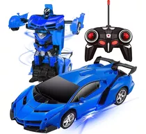 Brinquedo De Controle Remoto Com Robô De Transformação De De