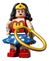 Série Lego Dc Super Heroes: Minifigura Da Mulher Maravilha (