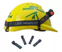 Clip Sujetador Lámpara Minero Para Casco Set 4 Pzs