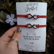 Pulseras Para Compartir - Siempre Juntos - Infinito