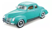 Miniatura 1939 Ford Deluxe - Verde - 1:18