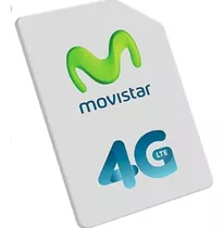 Chip Sim Movistar Prepago 3 En 1 4g