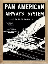 Aviones Pan American , Cuadro, Poster, Publicidad     P635