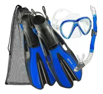 Mares Set Aletas Visor Y Snorkel Buceo Natación Pesca Apnea