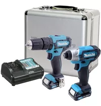 Kit Makita Taladro + Atornillador Impacto + Maleta Clx224sax