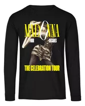 Playeras Madonna Celebration Tour Mexico 2024 Doble Impre Ml