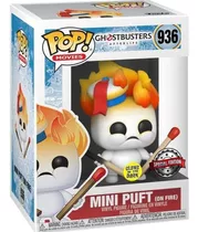 Funko Pop Ghostbusters Mini Puft On Fire Special Glow - 936