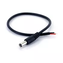 100x Conector Plug Cc National 5.5x2.1mm C/ Cable Macho
