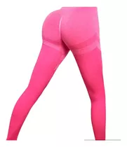 Calza Larga Seamless Push Up Rosa Barby 