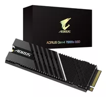 Disco Sólido Interno Gigabyte Aorus Gen 4 Gp-ag70s1tb 1tb Negro