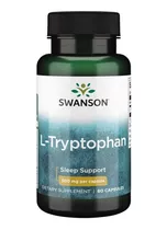 L - Triptófano 500 Mg - 60 Cápsulas Swanson 