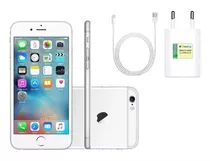 iPhone 6 Branco / Cinza 16gb A1549 Desbloqueado + Acessórios