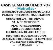 Gasista Matriculado  Plomero Electricista C.a.b.a