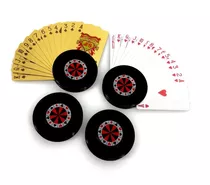 Suporte De Cartas Baralho C/ 4 Segurador Poker Jogo 