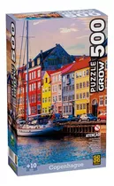 Puzzle 500 Peças Copenhague Quebra Cabeça 04176 - Grow