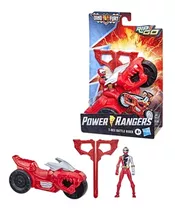 Boneco Power Ranger Vermelho E T-rex Battle Rider Hasbro