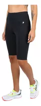 Bermuda Running Fila Classic Fitness Mujer En Negro | Dexter