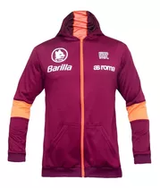 Campera Con Capucha De La A.s Roma. Bordo. Ennerre (nr®)