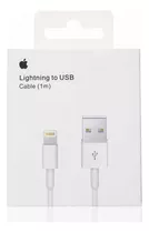 Cable Cargador Apple Lightning Original (1mt)