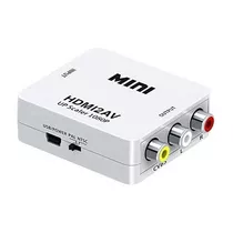 Adaptador O Convertidor Hdmi A Rca 1080p Full Hd