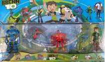 Set X 4 Muñecos De Ben 10 Para Jugar Y Coleccionar!!!