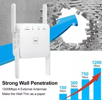 Repetidor De Wi-fi Sem Fio 5 Ghz, Extensor Wi-fi 300mbps Amp