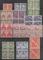 Brasil 1947 Até 1949 - Coleção De Quadras Novos - 7849