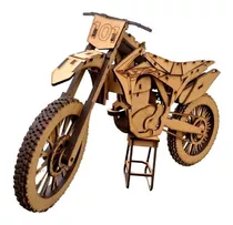 Miniatura Crf 450 3d, Quebra Cabeça Em Mdf