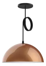 Colgante Bell08 Media Esfera Cobre 30cm E27 Apto Led Spotsline - Bell08 Tienda Objetos