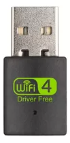 Adaptador Wifi  2.4g 150mbps Receptor Wireless P/ Computador