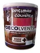 Pintura De Caucho Colvent Tipo A  Galon Gris Ral 7001