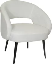 Sillón Zara Con Tapizado En Tela Boucle Blanco