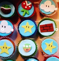 Cupcakes Decorados De Super Mario Bros Zona Sur
