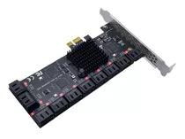 Placa Adaptadora 20 Portas Sata 3 6gbps Pci-e X1