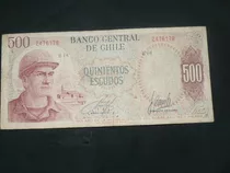 Billete De 500 Pesos Chilenos