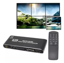 Controlador De Video Wall Para 6 Pantallas Hdmi 4k Full Hd