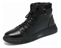 Martine Botas Casuales De Cuero For Hombre