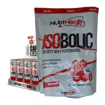 Kit Whey Protein Isobolic 900g + 12un Cafeína Black Jack