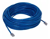 Cabo De Rede Ethernet 30 Metros Internet Pronta Cor Azul