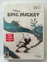 Disney Epic Mickey Nintendo Wii 100% Nuevo Original Sellado