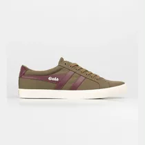 Zapatillas Gola Hombre  Varsity Khaki Bordeaux