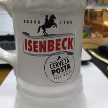 Antiguo Chop De Cerámica Isenbeck