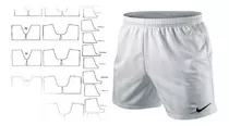 Moldes Short Com Forro Para Futebol (em Pdf E Em Corel)