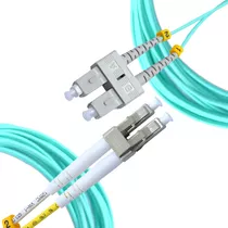 Cable De Conexion De Fibra | Lc A Sc, Duplex Multimodo Om...