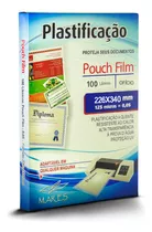 Plástico Para Plastificação Ofício 226x340 0,05mm 100un