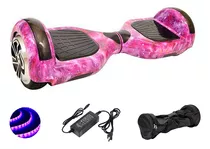 Hoverboard Original Skate Elétrico 6.5 Roxo Purple Space Led