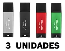 Lector Adaptador Usb De Memoria Tipo Pendrive Micro Sd